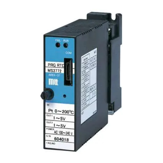 MTT MS3772 User Manual