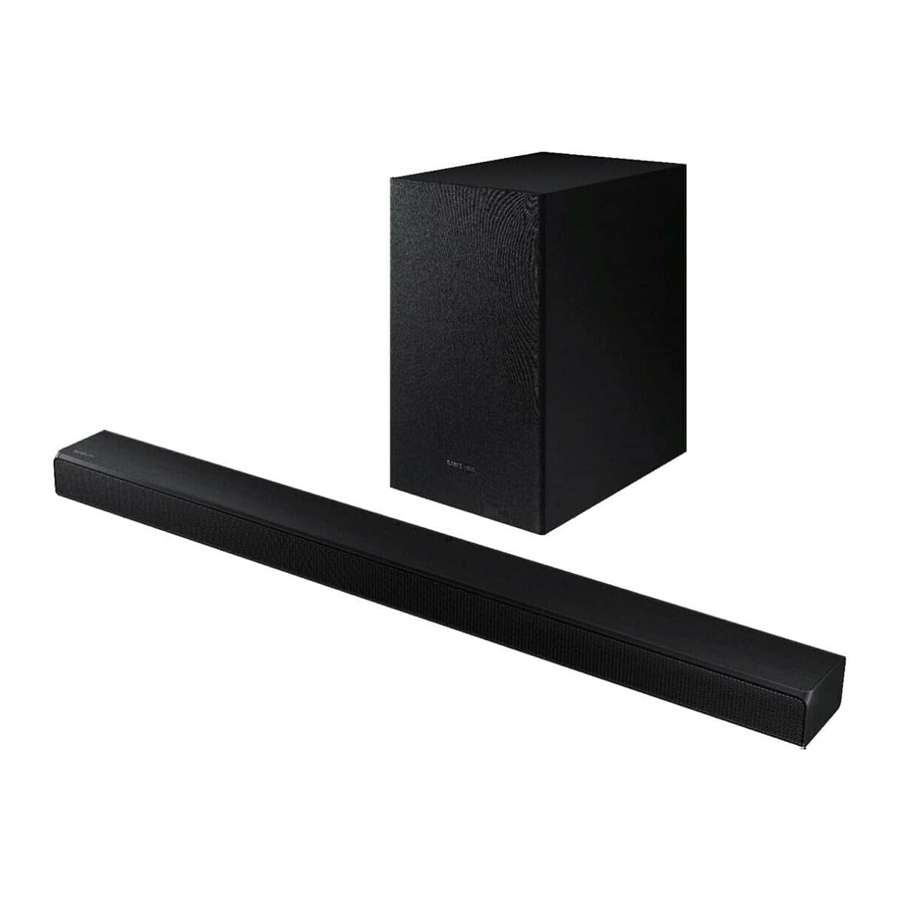 Samsung HW-T510 - Soundbar Manual