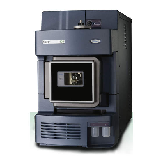 Waters Xevo TQD IVD Overview And Maintenance Manual