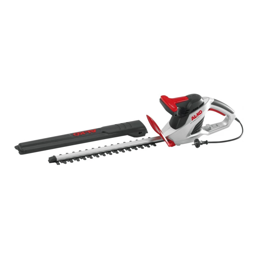 AL-KO HT 440 Basic Cut Instructions For Use Manual