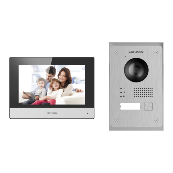 HIKVISION DS-KIS703-P Manual