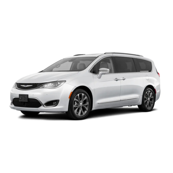 Chrysler PACIFICA 2019 Manuals