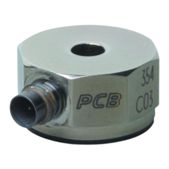 PCB Piezotronics M354C03 Installation And Operating Manual