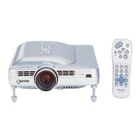 Sharp M20X - Notevision Digital Video Projector Operation Manual