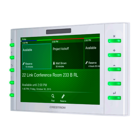 Crestron TSW-732 User Manual