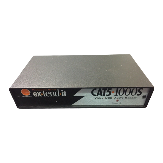 Gefen extendit series CAT5 1000S User Manual