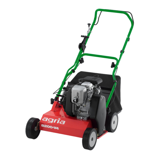 Agria 8200-V4 Operating Instructions Manual