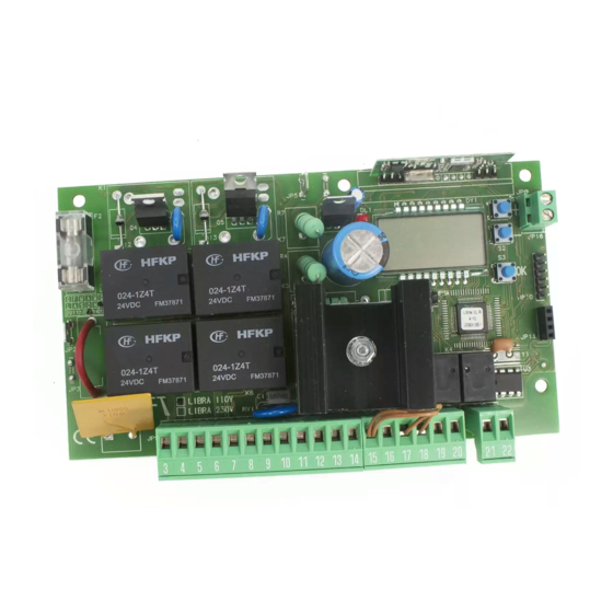 BFT LIBRA Installation And Use Manual