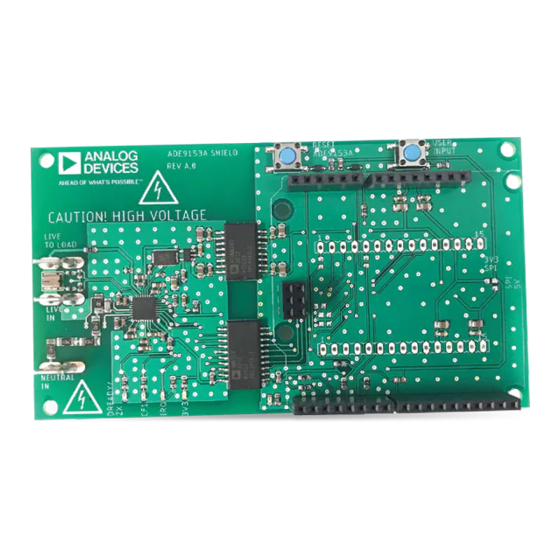 Analog Devices EV-ADE9153ASHIELDZ User Manual