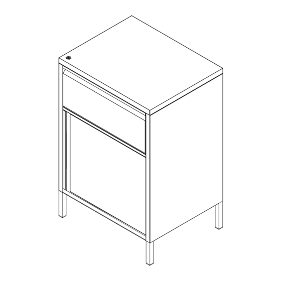 popstrukt BON BON BUDDY SIDE TABLE LD02B Assembly Instructions