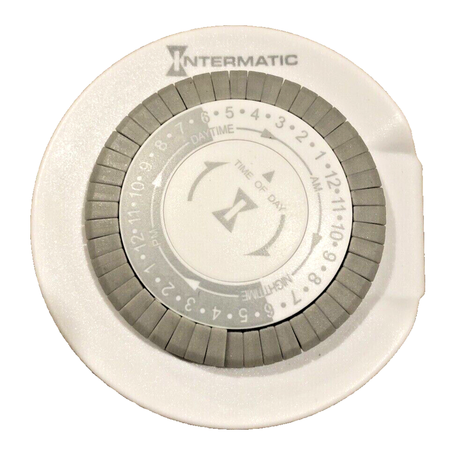 Intermatic TN300 Series - Lamp Timer Manual