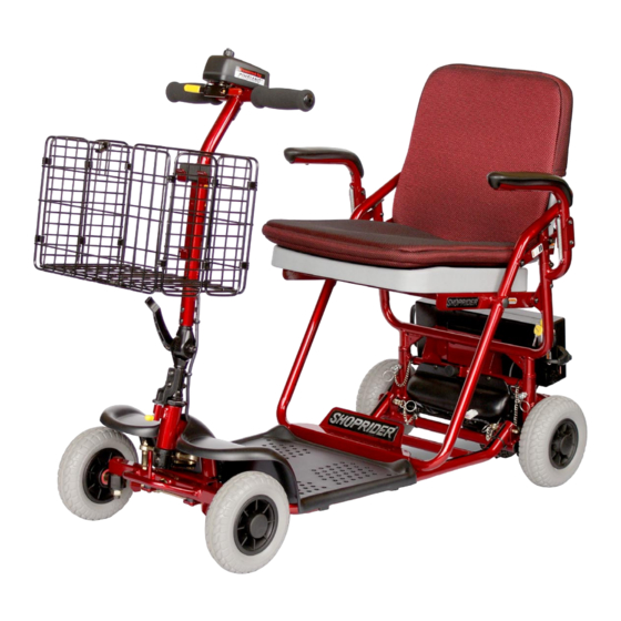 Shoprider TE-FS4 Owner's Manual