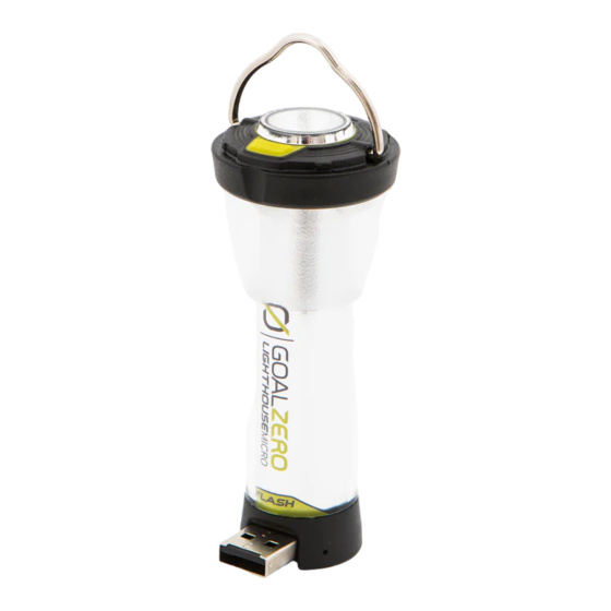 GOAL ZERO LightHouse micro User Manual