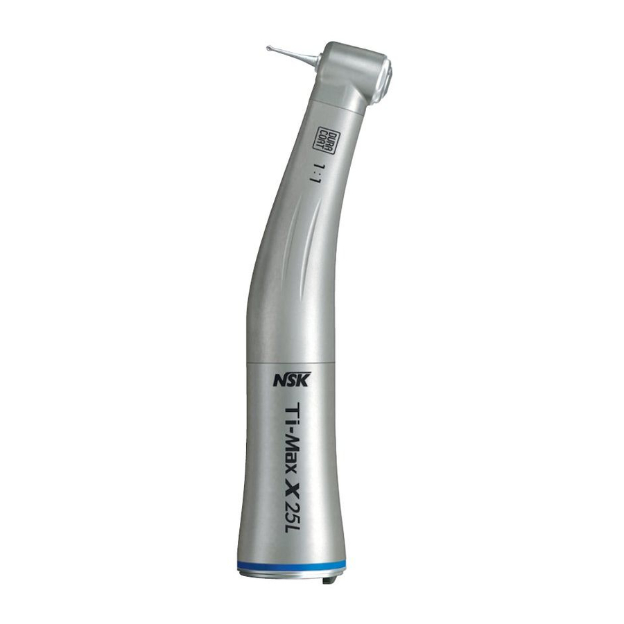 NSK Ti-Max X Series Operation Manual