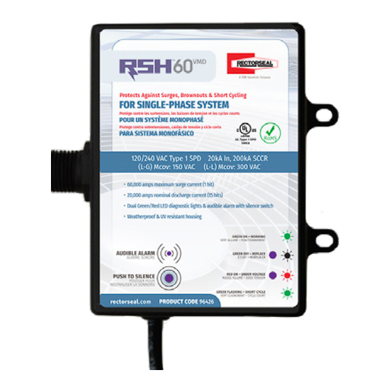 CSW RECTORSEAL RSH-60 VMD Installation Instructions