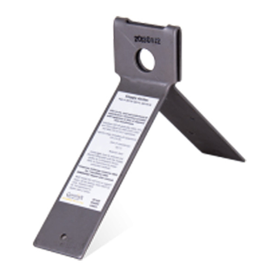 Guardian Fall Protection Snappy Anchor 00710 Instruction Manual