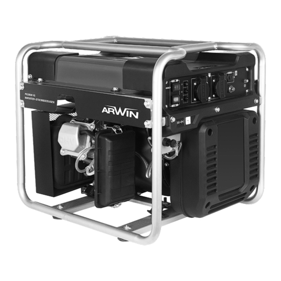 Arwin PG3000 IG Original Instructions Manual