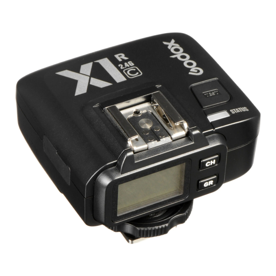 Godox X1C - TTL Wireless Flash Trigger Manual