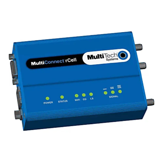 Multitech MultiConnect rCell MTR-H6 Specifications