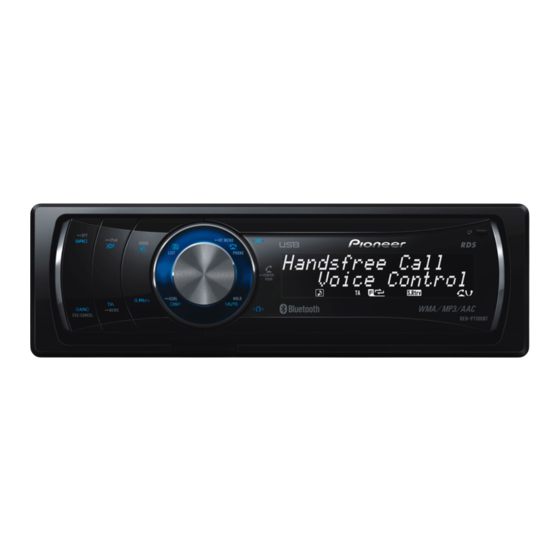 Pioneer DEH-P7100BT Quick Start Manual