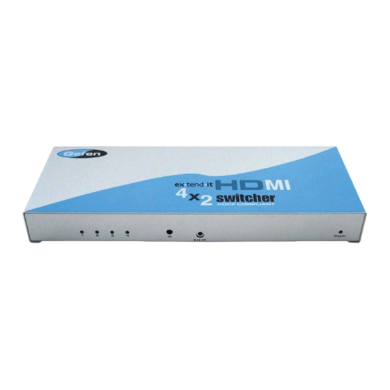 Gefen 4x2 HDMI User Manual