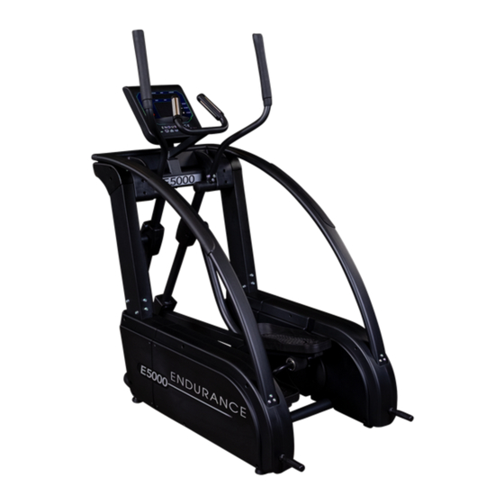 Endurance E5000 Elliptical Trainer Manuals