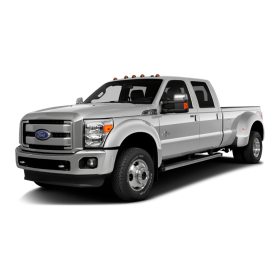 Ford 2016 F-250 SUPER DUTY Owner's Manual