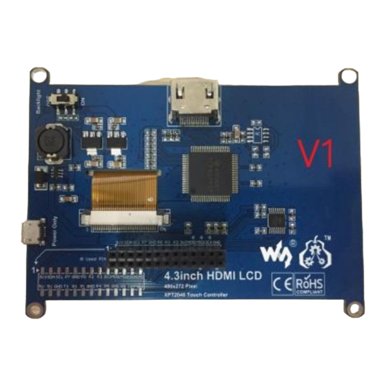 Waveshare 4.3inch HDMI LCD User Manual