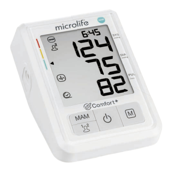 Microlife BP B3 Comfort PC Instruction Manual