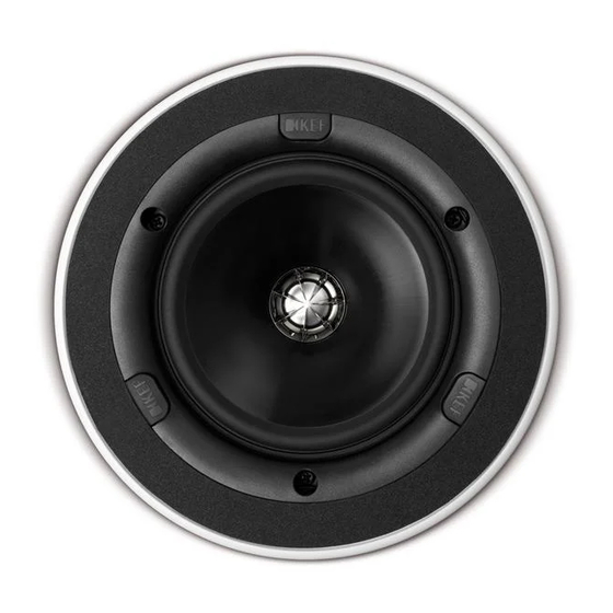 KEF Ci Series Installation Manual