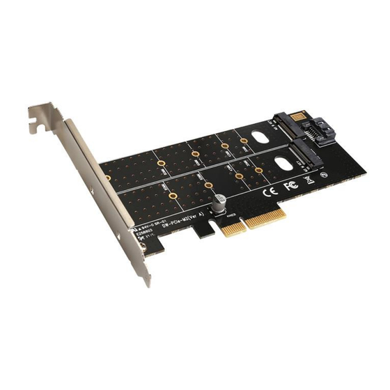 Evolveo NVME & M.2 SSD PCIe Manuals