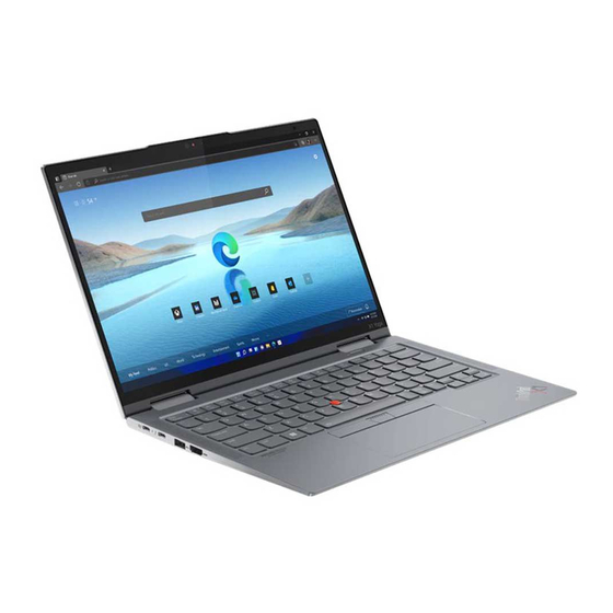 Lenovo ThinkPad X1 Yoga Gen 7 Manuals