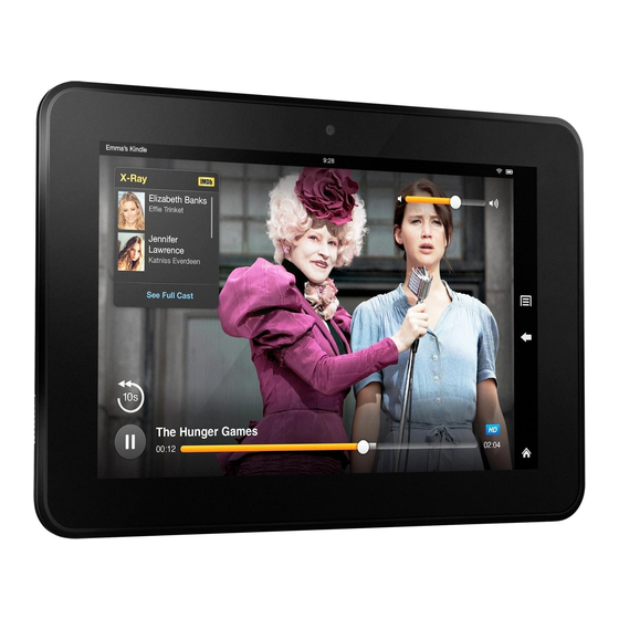 Amazon Kindle Fire HD Quick Start Manual