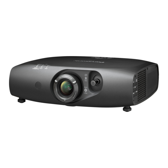 Panasonic PT-RZ470EAK Operating Instructions (Functional Manual)