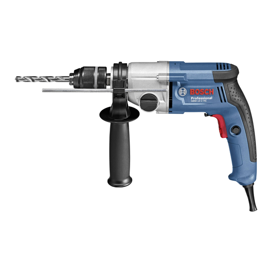 Bosch GBM 13-2 RE Manuals