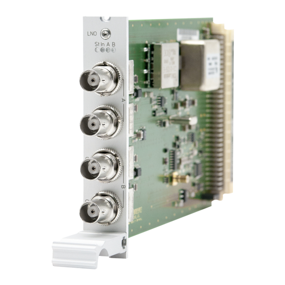Meinberg IMS-LNO Setup Manual