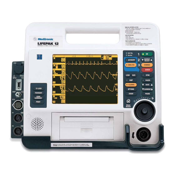 Physio Control LIFEPAK 12 Operating Instructions Manual