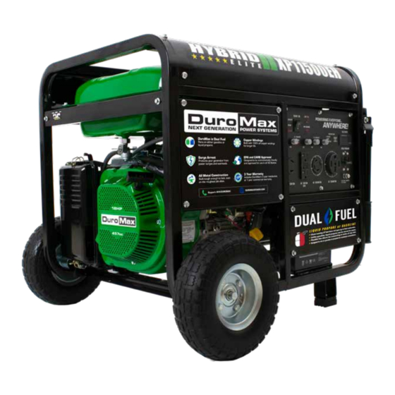 DUROMAX DUALFUEL XP11500EH User Manual