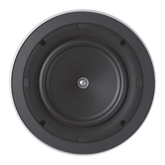 KEF Ci Series Installation Manual