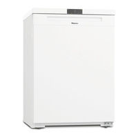 Miele F 4001 D ws Operating And Installation Instructions