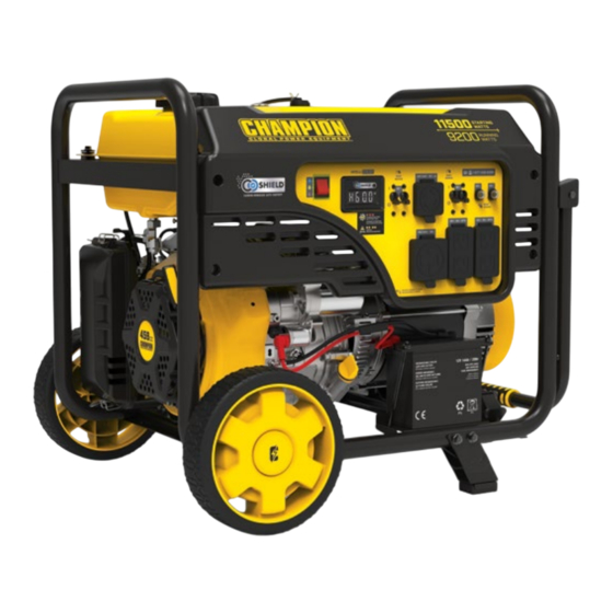 Champion Global Power Equipment 201494 Quick Start