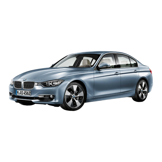 BMW ActiveHybrid 3 Owner's Manual
