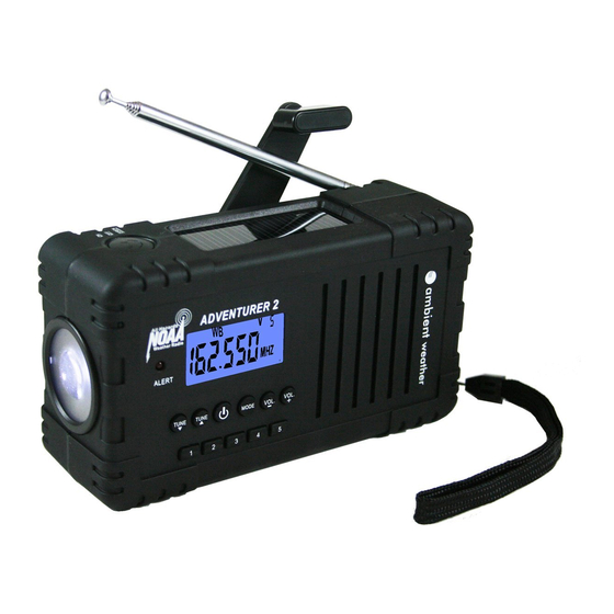 Ambient Weather WR-335 ADVENTURER2 User Manual