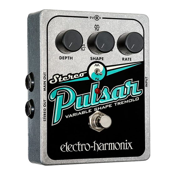 Electro-Harmonix Super Pulsar User Manual