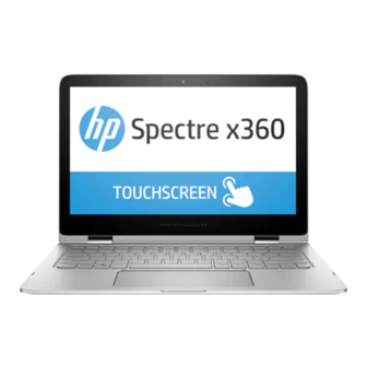 HP Spectre x360 Maintenance And Service Manual