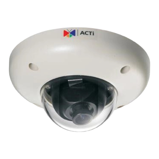 ACTi ACM-3701 Quick Installation Manual