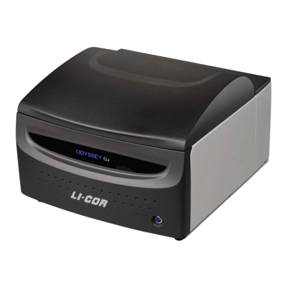 LI-COR Odyssey CLx Operator's Manual