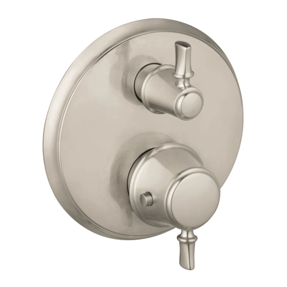 Hans Grohe 04221 Series Installation Instructions / Warranty