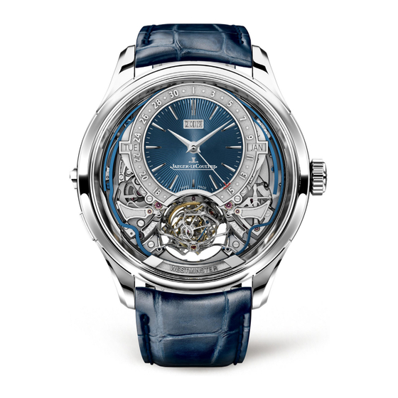 Jaeger-leCoultre HYBRIS MECHANICA CALIBRE 184 Manual