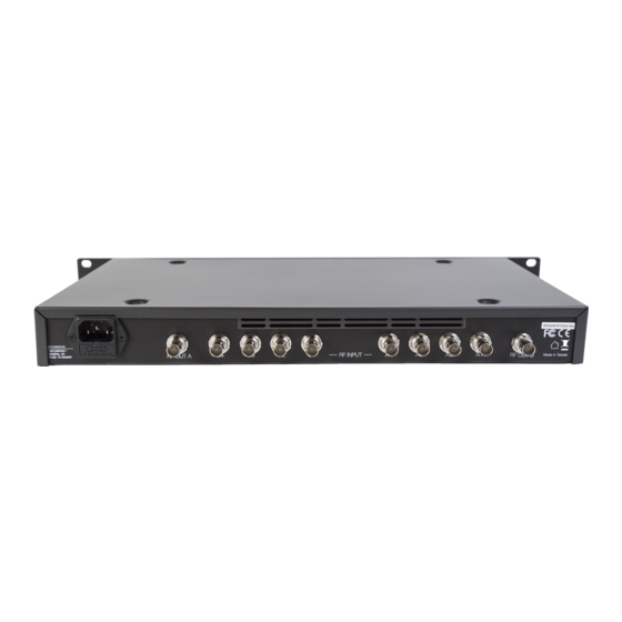 RF Venue 4 ZONE Quick Start Manual